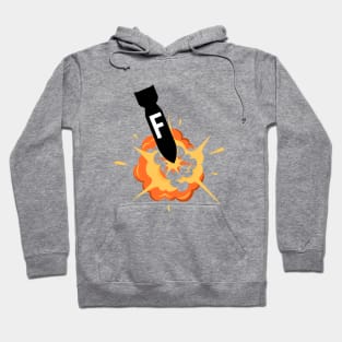 F bomb- a funny saying design Hoodie